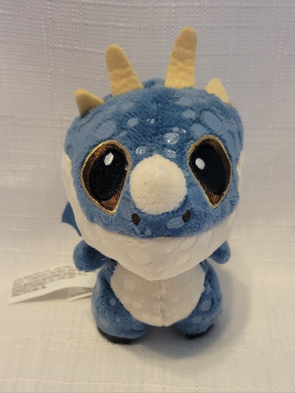 How To Train Your Dragon Dreamworks Blue and Cream Dragon Plush Toy